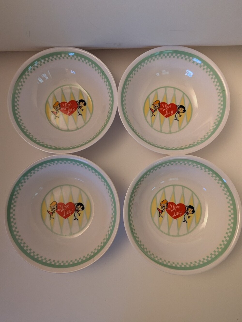Vintage "I Love Lucy" 2006 Bowls